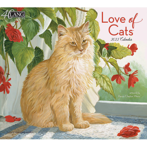 Lang Love Of Cats 2022 Wall Calendar | Wayfair